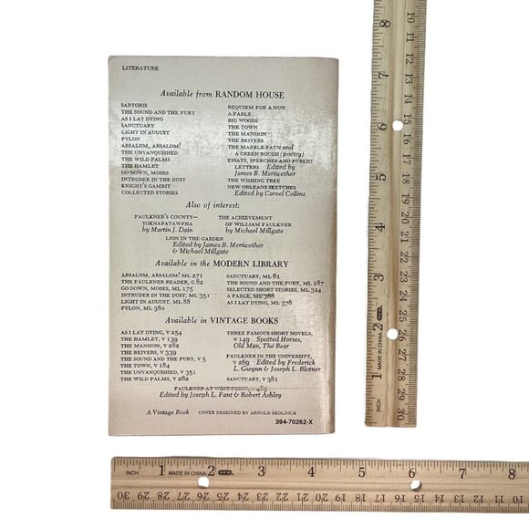 The Mansion & The Wild Palms by William Faulkner - Vintage Paperback Books‎ - Picture 2 of 6